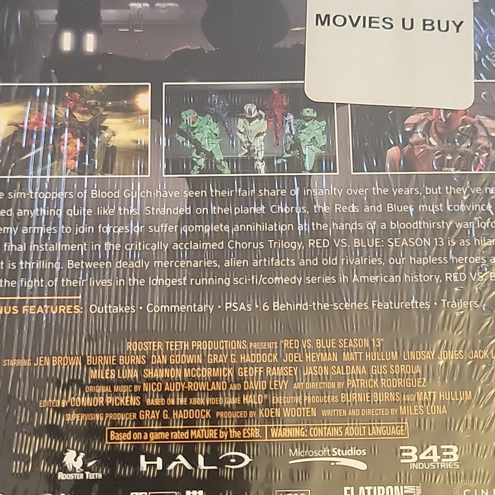 Red vs Blue Season 13 Blu-ray + DVD Combo Pack - Picture 3 of 3